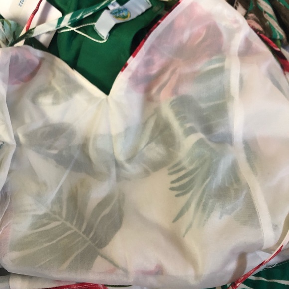 Floral Wide Leg Backless White red Jumpsuit romper - Picture 7 of 8